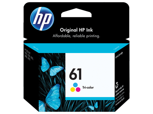 HP 61 Tri-color Original Ink Cartridge CH562WA