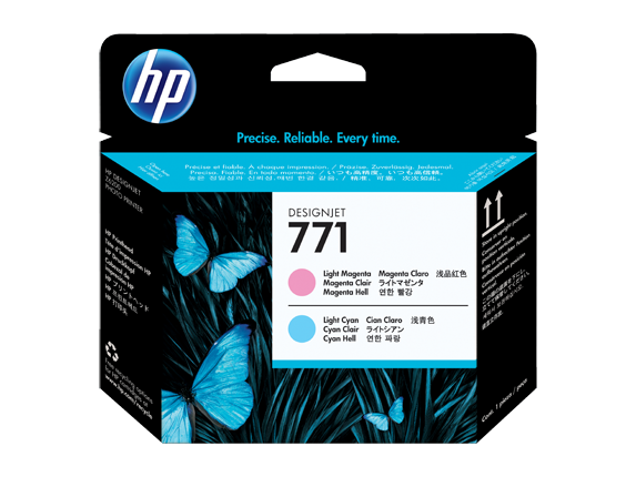Original Genuine HP 771 Light Magenta / Light Cyan Designjet Printhead (CE019A)