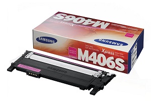 Genuine Original Samsung Colour Toner Cartridge - CLT-M406S Magenta Toner